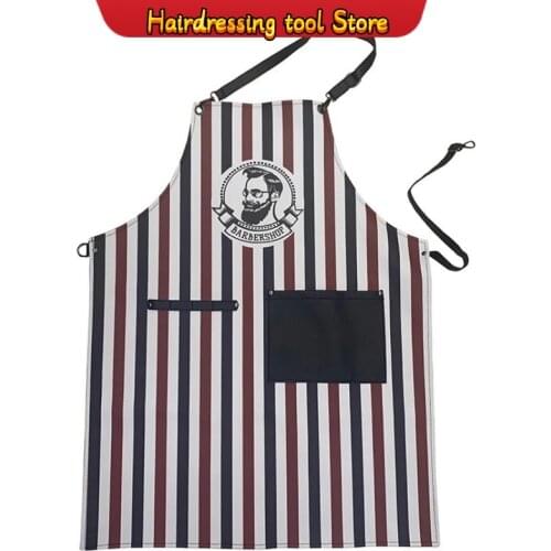 Leather Material Hairdressing Shawl Salon Barber Apron Waterproof Dye Hair Hairdresser Hairdress Cape Hair Salon Cape Barber