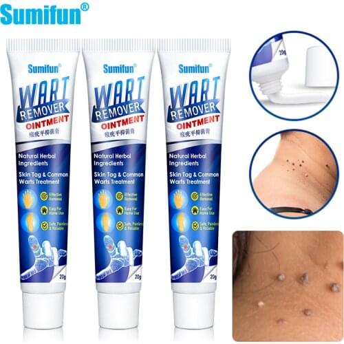 1/2/3pcs Wart Treatment Ointment Warts Remover Cream Antibacterial Skin Tag Remover Herbal Extract Foot Corn Warts Ointment