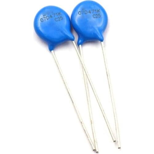 New 100pcs/lot 7D471K 7D471 07D471K 07K471 470v varistor