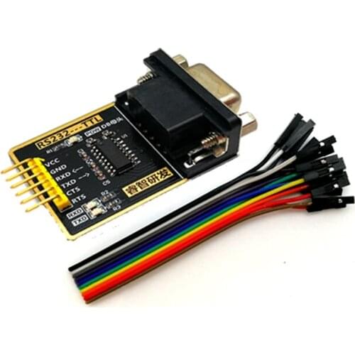 RS232 serial port to TTL module female head brush machine board SP3232 upgrade small board STC microcontroller