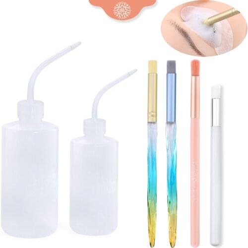 Eyelash Cleaning Brush Washing Bottle Eyelash Extensions Applicator Eyebrow Remover Skin Care Narrow Mouth Long Tube Makeup Tool