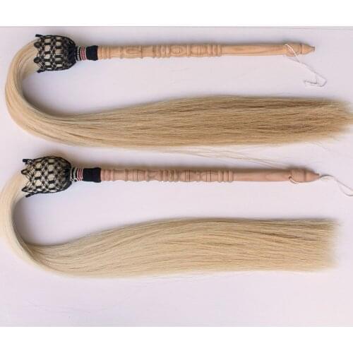 Tai Chi Whisk Dust Whisk Fly Throw You Really Ponytail Whisk Buddha Dust Peach Rod Delivery Package Accept Bag