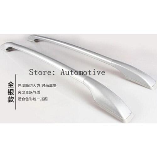 High Quality Aluminum alloy SUV Car 2 pcs Roof Rack OEM 3M Paste Style Roof Racks Fit For Toyota yaris L yaris L 2014 2015 2016