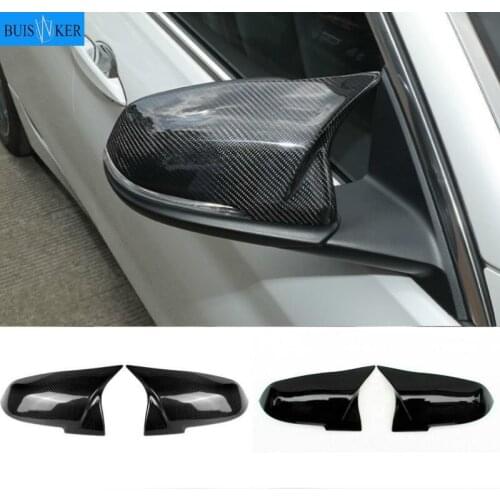 Mirror Covers Left Right Side Rearview Mirror Cover Cap For Bmw F20 F21 F87 M2 F23 F30 F36 X1 E84 I3 I3S Auto Accessories