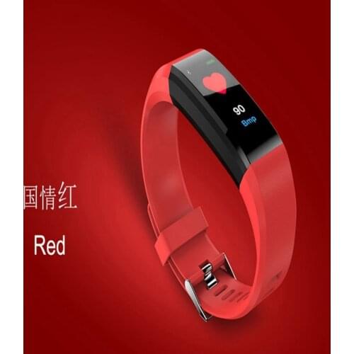 115plus Wholesale Private Label Blue Tooth Connect HR Monitor Blood Pressure Fitness Tracker Sport Smart Watch Bracelet