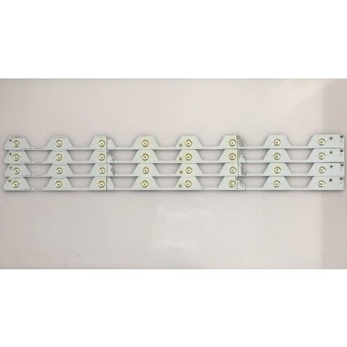 4Pieces LED Backlight strip 8 lamps For T C L L43E5800A-UD Light Bar D43A561U D43A620U 43HR330M07A0 4C-LB4308-PF1