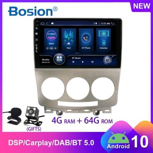 DSP 4GB+64GB Android 10 For Mazda 5 2005 2006 2007 2008 2009 2010 Car Radio Multimedia Video Player GPS Navigation 2 din/1 din