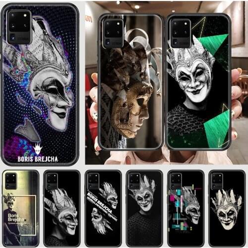 DJ Boris Brejcha Phone case For Samsung Galaxy Note 4 8 9 10 20 S8 S9 S10 S10E S20 Plus UITRA Ultra black painting funda tpu