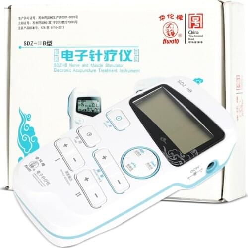 Handheld 2 Output Electrical acupuncture needle muscle stimulator electro acupuncture Therapeutic apparatus Neck massager device