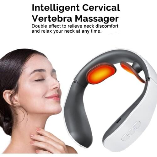 Electric Intelligent Cervical Vertebra Massage Health Care Relaxation Machine Relief Fatigue Physiotherapy Pulse Neck Massager