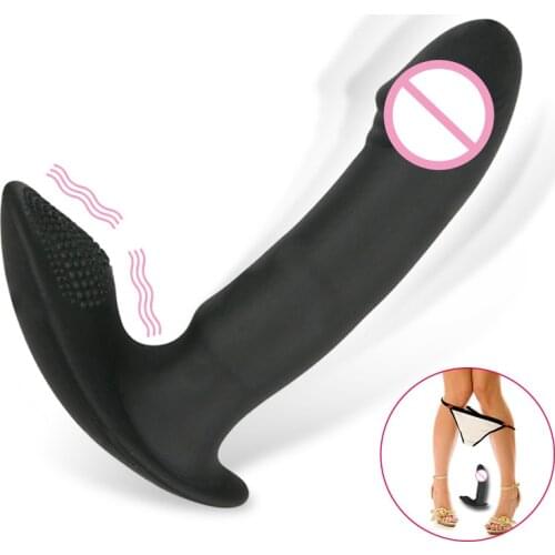 G Spot Invisible Vibrating Panties Wearable Bullet Dildo Vibrator Clitoris Stimulator Adult Sex Toys for Women Butterfly Panties