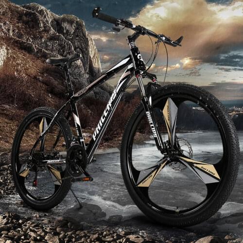 Mountain Bike 26 Inch Variable Speed Off Road Shock Double Disc Brake Student Bicycle