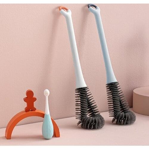 Sponge Brush Eco-friendly L Shaped Brush Head PP Washing Cup Brush Cleaner Tools for Home