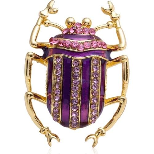 And the United States insects cartoon beetles alloy brooch set auger cute animals classic style dress collocation