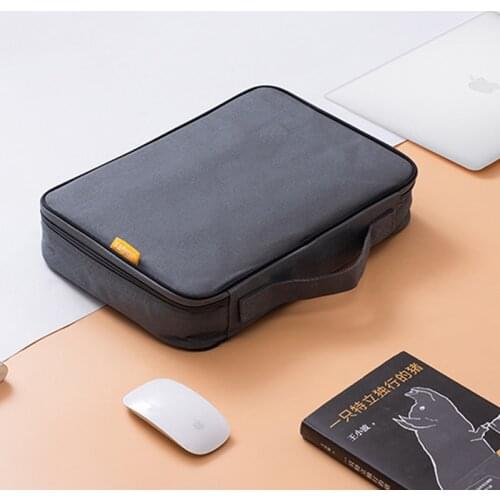 Certificate collection home ownership large capacity multi function passport ticket file account storage bag 34*24*6cm