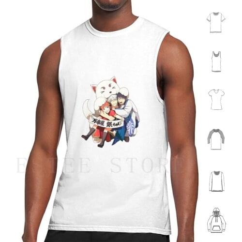 Gintama Team Tank Tops Vest Gintama Yorozuya Gag Manga Anime Characters Manga Shounen Animation Super Powers Titan Attack