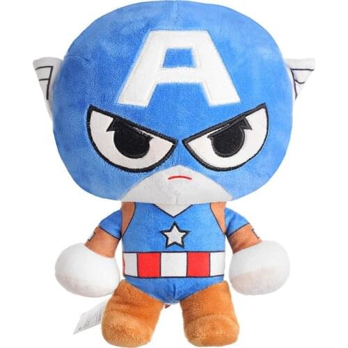 Marvel Avengers Captain America Black Widow Ant Iron Spider Man Hulk Thor Thanos Throw Pillow Stuffed Plush Children Gift Doll