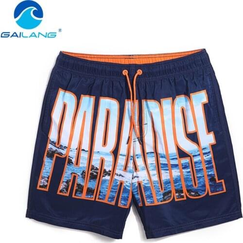 Gailang Brand Men Beach Shorts Casual Quick Drying Swimwear Swimsuits Mens Board Shorts Big Size XXXL Boardshort Sunga Bermuda