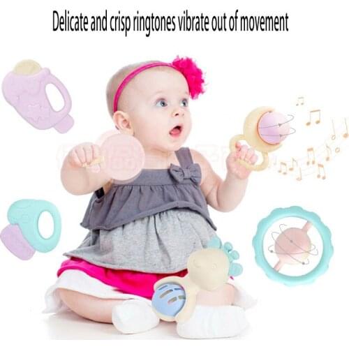 16-piece baby teether, high-quality ABS food grade can be boiled, teething teether toy fruit, dessert shape