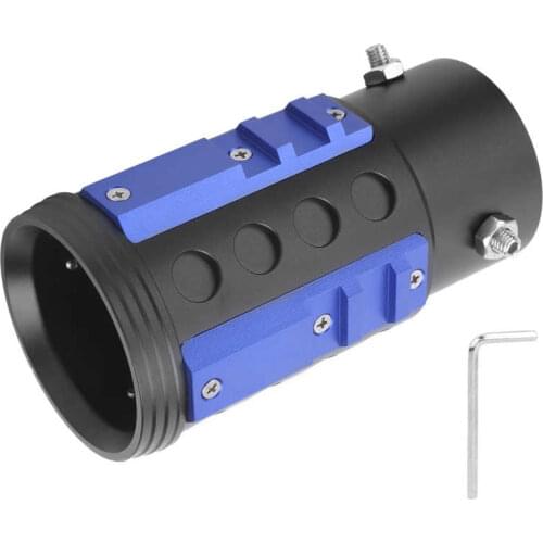 Exhaust Tip Rear Exhaust Tip Automobile OD 72mm/2.8in Universal Racing Modification with Wrench Blue Universal Exhaust Tail Tube