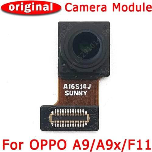 Original Front Camera For OPPO A9 A9x F11 Main Facing Selfie Frontal View Camera Module Flex Replacement Spare Parts