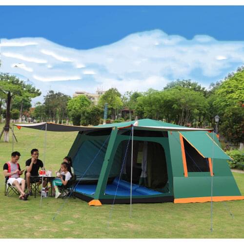 Outdoor 5-6 person Automatic Speed-opening Tent Camping Family Self-driving Tour 1 Living Room 1Bedroom Tent Camping Equipment
