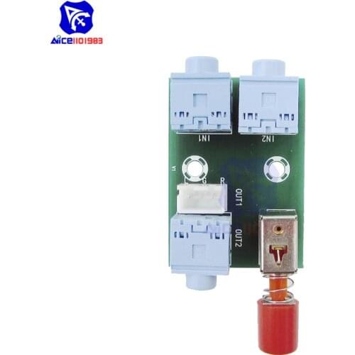 Diymore 3.5mm Audio Input & Output Socket Switch Board for HIFI Amplifier XH-M371