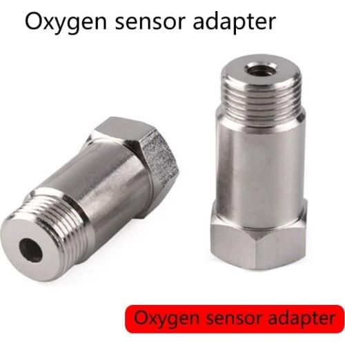R3MD 2 Pieces Sensor Connector Internal Thread M18 X 1.5 Car Oxygen Extension Extender Adapter Eliminator Mounting Spacer