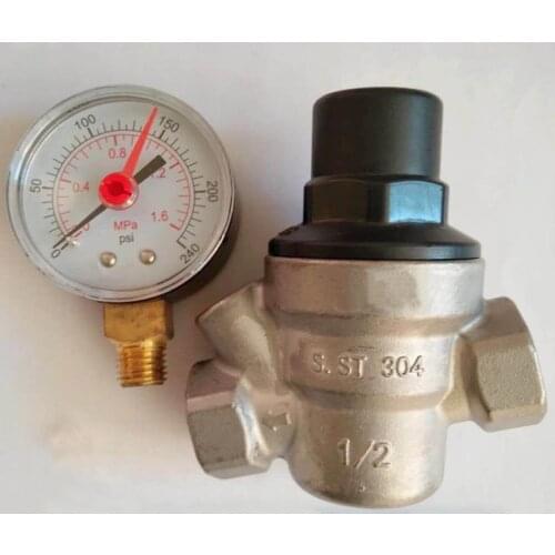 304 Stainless Steel water pressure regulator maintaining valve DN15 DN20 DN25 Water Tap pressure reducing valve
