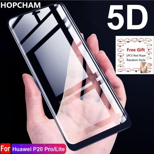 5D Tempered Glass For Huawei Mate 20 Lite Screen Protector For Huawei P20 Pro Glass On For Honor 8X Max 9 10 Nova 3i P Smart P10