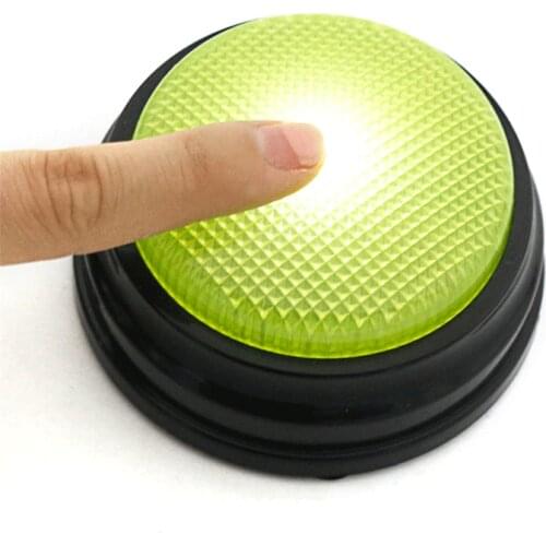16pcs/Set 30s Recordable LED Talking Button , Learning Resources Answer Buzzers M16.mixed 4colors
