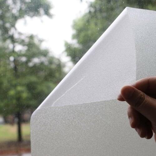 1pc 3D Matte Window Film Stained Glass Decorative PVC Window Sticker Privacy Frosted Self Adhesive Film Window Decal For Glass