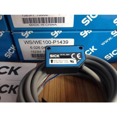 100% New Original Sick Photoelectric switch WS / WE100-P1439 (WS100-D1032, WE100-P1432)