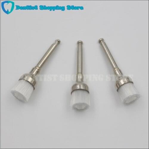 100pcs/set Dental Prophy Polishing Brushes Latch Type Junior Nylon Cup Type Dental Prophy Brush