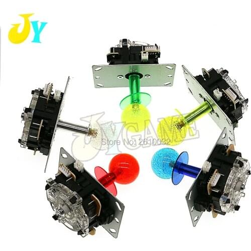2pcs DC12V Arcade Light Joystick illuminated Joystick LED Light Arcade Joystick With 5Pin Cable For DIY Jamma Arcade MAME Game