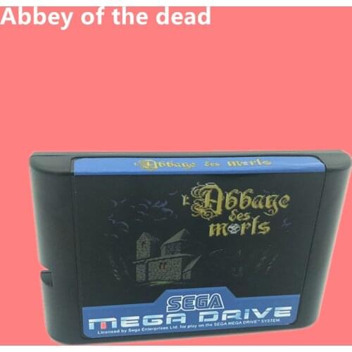 Abbey Of The Dead For SEGA GENESIS And Mega Drive 16 Bit Video Games Conosle