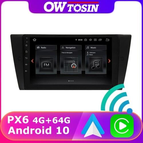 PX6 4G+64G Car Multimedia Player Android 10 GPS Radio TDA7850 For BMW 3 Series E90 E91 E92 E93 M3 Bluetooth 5.0 Wireless Carplay