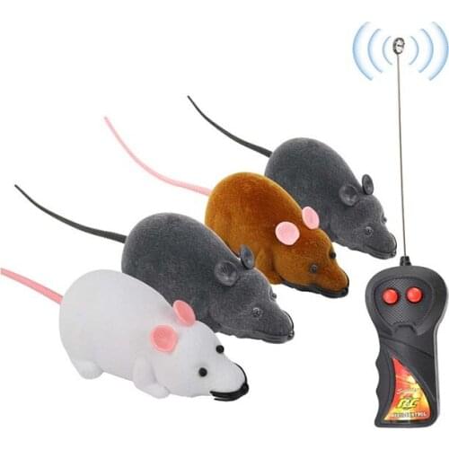 Pets cats products for Remote control Interactive Simulation mouse interactive of Stuffed Electric toys juguetes gatos mascotas