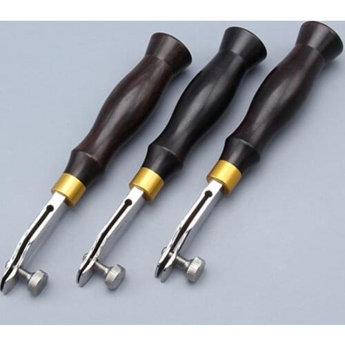 Leather Tools Adjustable Cutter DIY Handmade Leather Crimper Slotting and Grooving Device Edge Holder Leathercraft Cutting