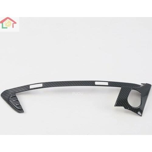 Newest Carbon Fiber Style ABS Interior Dashboard Speed Decoration Frame Trim For BMW X3 G01 X4 G02 2018 2019 Accessories