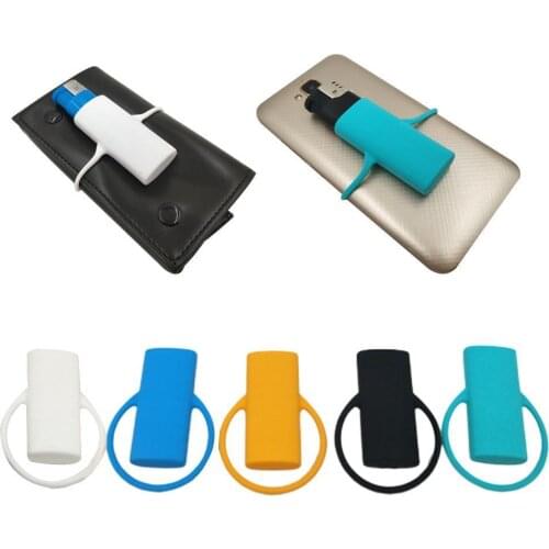 Different Colors New Silicone Lighter Cover Safe Stash Clip Holder Holder KeyChain Lighter Secure V1U4