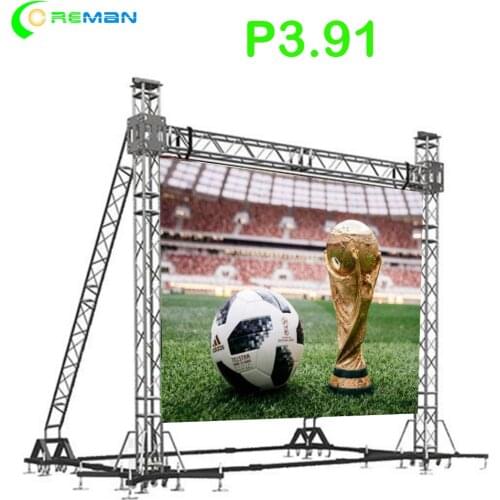 P3.91 led display ledwall full color video wall led module 250X250mm 500x500 outdoor led cabinet