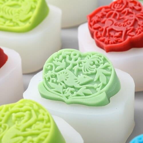 Silicone Soap Mold 3D 12 Zodiac Craft Soap Candle Making Mold