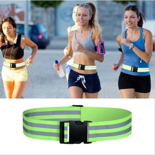 Sports night running reflective strip reflective belt traffic warning belt night sports equipment night running belt