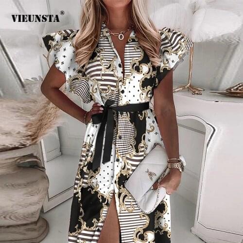 VIEUNSTA Summer Midi Dresses