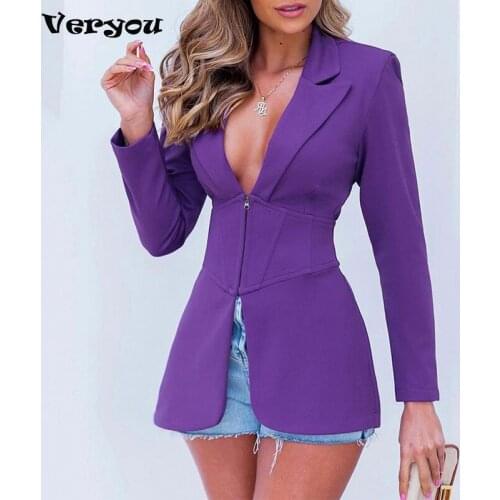 2021 Office Lady Casual Autumn Long Sleeve Blazer Coat and Women Workwear Clothes Colorful Blazer Jacket For Women Coats