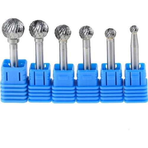 1Pc DX Type Head Tungsten Carbide Rotary File Tool Point Burr Milling Cutter Grinder Abrasive Tools Metalworking Bit Tools