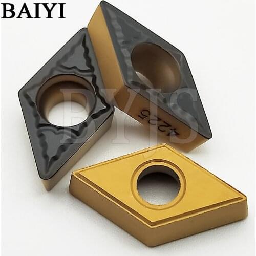 10pcs DCMT11T308 PM 4225 cnc carbide turning inserts cutter lathe cutting tools for steel
