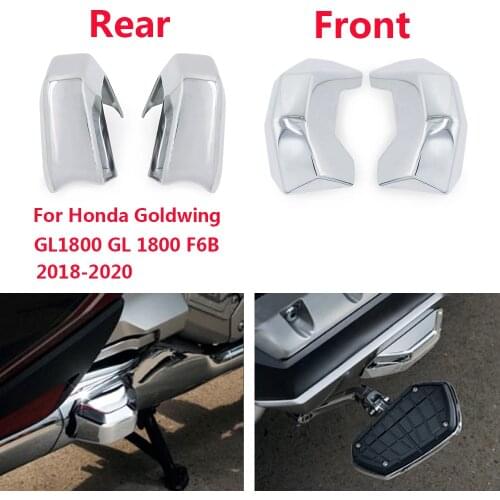 2PCS Motorcycle Accessories Chrome-Plated Engine Cover Console Decoration For Honda Goldwing 1800 GL1800 F6B 2018 2019 2020