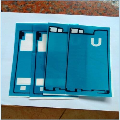 25 Sets/50pcs Original New Front Housing Frame+Battery Back Door Adhesive Sticker For Sony Xperia Z4 z3+ z3 plus Frame Stickers